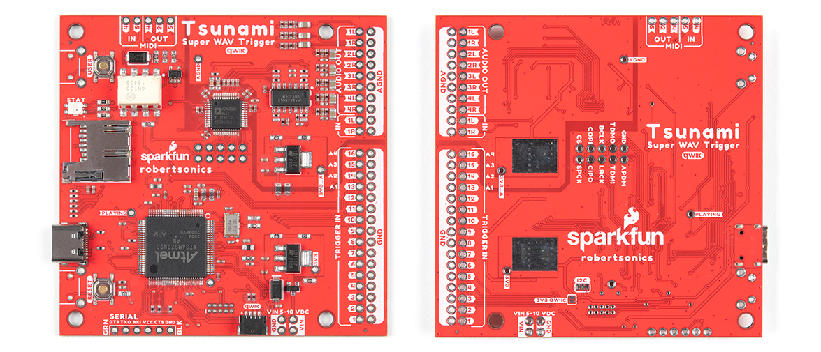 SparkFun Qwiic Tsunami Super WAV Trigger
